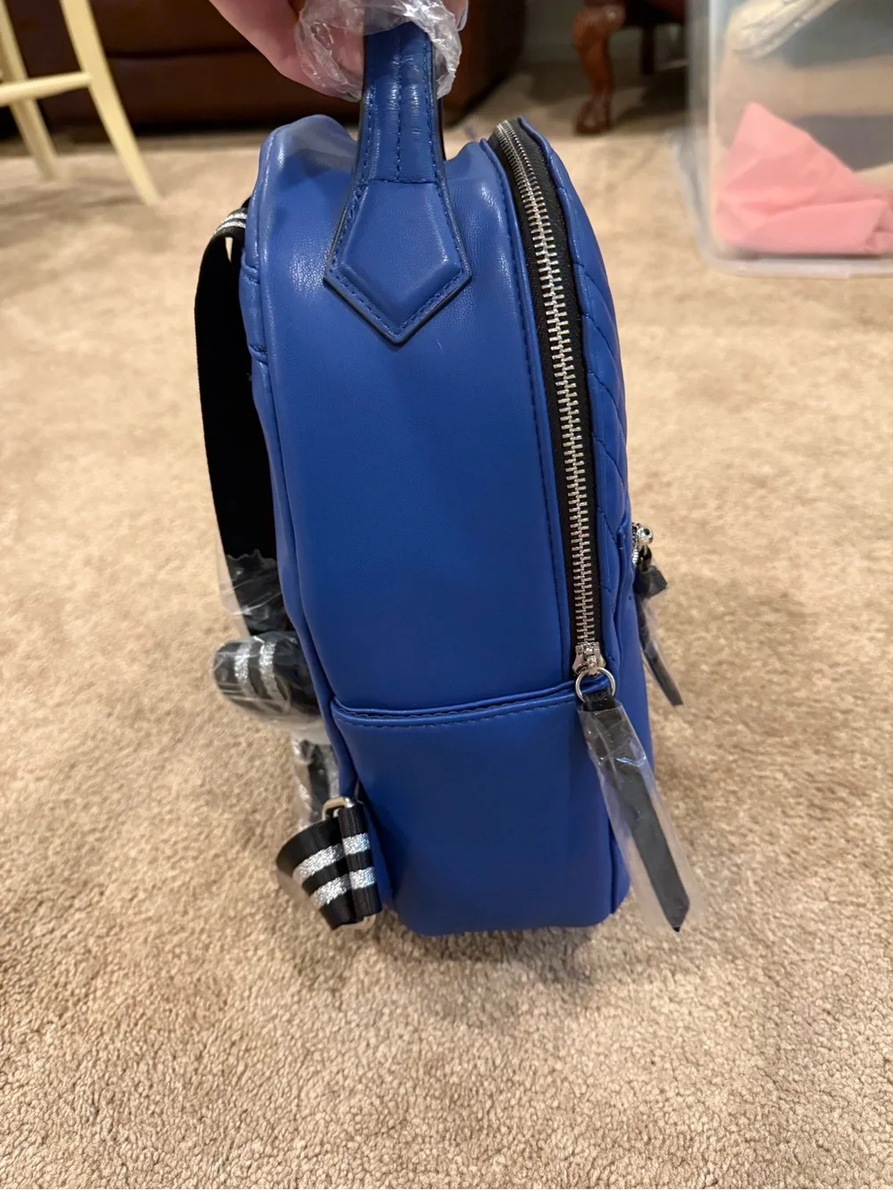 Danielle Nicole Bright Blue Ravenclaw Mini Backpack